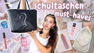 WAS MUSS IN DEINE SCHULTASCHE  | Schule Taschen Must-Haves - Back to school deutsch 