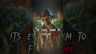 Scarecrow Terror in Haunted Cornfield: Night Mystery#shorts