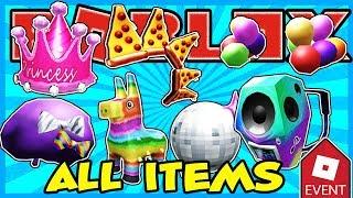 [EVENT] HOW TO GET ALL ITEMS IN THE PIZZA PARTY EVENT IN ROBLOX