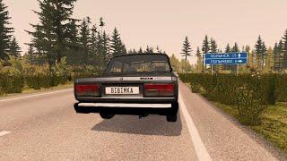 ВАЗ 2107 против Волга 3110 {BeamNG.drive}