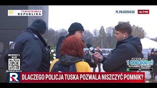 Warszawska Policja zezwala na profanację Pomnika Ofiar Tragedii Smoleńskiej?