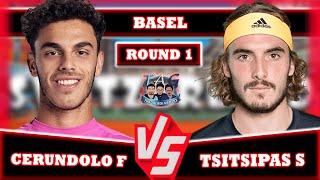 LIVE: S. Tsitsipas vs F. Cerundolo • Basel Open 2024 Round 1 #Tsitsipas #Cerundolo #BaselOpen #ten