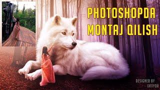 Photoshopda rasmlarni montaj qilish | Photoshop darsliklari | Фотошоп уроки видео