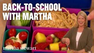 Martha's Favorite Back to School Lunches | Sandwiches, Snacks, and Sweets