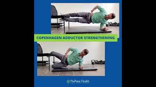 Here is a video of the Copenhagen adductor strengthening exercise