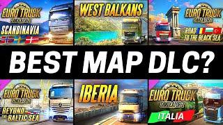 ETS2 - BEST Map DLC to Buy | Comparison of All Map DLCs (NEW: West Balkans) | Euro Truck Simulator 2