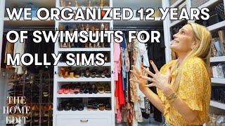 Organizing Molly Sim's Closet | Decluttering Tips | Hollywood House Call | The Home Edit