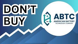 DON'T BUY American Battery Technology Stock (Until You Watch This Analysis) #ABAT