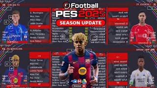 EFOOTBALL PES 2025 PPSSPP Android Offline Full Update UCL, League, Kits 24 /25 Season 4k Graphics