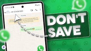 How to Send WhatsApp Messages Without Saving Contacts (Quick & Easy)