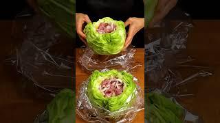 This genius meat trick uses cabbage in a whole new way #shots #cooking #food #cabbage #tricks