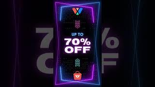 Biggest Cyber Monday Deal ever Up to 70% Discount