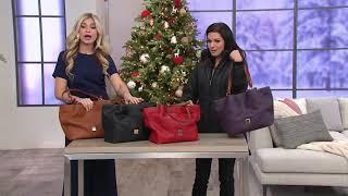 Dooney & Bourke Pebble Leather Flynn Shoulder Bag on QVC