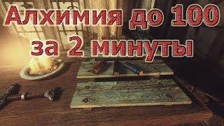 Skyrim- КАК ПРОКАЧАТЬ АЛХИМИЮ НА 100 ЗА 2 МИНУТЫ