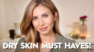 A Dry Skin Foundation Routine! Makeup Great for Dry and Mature Skin, Glowing Natural Finish!