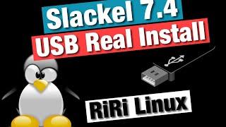 Slackel 7.4 Openbox | Portable Linux OS | How to install on USB?