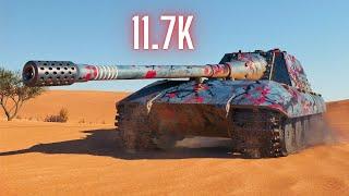 World of Tanks Jagdpanzer E 100  11.7K Damage & T110E3 10.7K etc