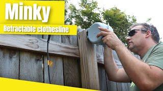 Unleash The Power Of Minky Outdoor Retractable Clothesline: A 98-foot Gray Wonder!