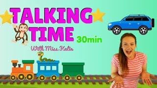 Talking Time For Toddlers & Babies With Miss Katie - First Words & Sounds  + Nursery Rhymes