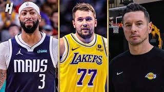 JJ Redick REACTS to Luka Doncic Trade for Anthony Davis 