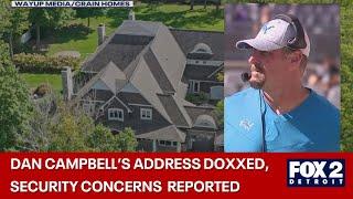 Lions Coach Dan Campbell's home address leaked causing security breach