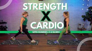 40 Min- Cardio & Weights Combo Workout!  BURN CALORIES!