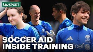 Football Legends and Celebs Prepare for Soccer Aid | INSIDE Training