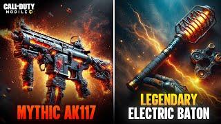 Mythic AK117 Lava & Legendary Electric Baton Gameplay in CODM - Season 1 (2025) Leaks COD Mobile