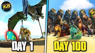 I Survived 100 Days in ARK Survival Evolved Modded, Ark The Hunted