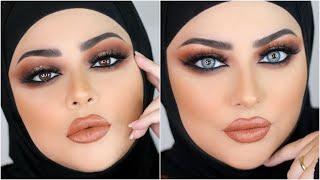 Brown &Orange Spotlight Makeup Tutorial | MARWA YEHIA | مكياج سبوت لايت بني واورنج مع مروة يحيي