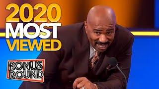 MOST VIEWED FAMILY FEUD / Steve Harvey MOMENTS in 2020!