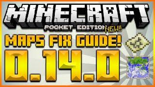 MINECRAFT POCKET EDITION - 0.14.0 NEW MAPS HOW TO FIX NO ICON SHOWING & GUIDE (MCPE 0.14.0)