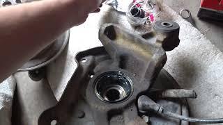 SUBARU ПОЧЕМУ загудел подшипник ЧТО ДЕЛАТЬ, ступицы ходили ДОЛГО? hub repair bearing replacement