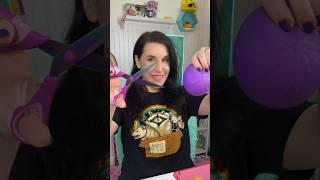 Cutting a Purple Squishy Makes the Best Slime