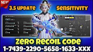 Update 3.5-Best Zero Recoil Sensitivity For GYRO &NON-GYRO!Ultimate BGMI Sensitivity Settings Guide