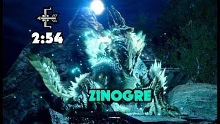 Monster Hunter Rise | Zinogre - Bow 2:54 (No Hit / No Damage)