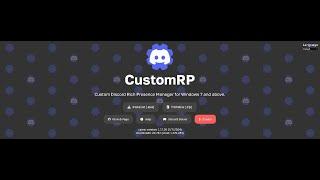 How to get Custom discord rich presence  (customRP)