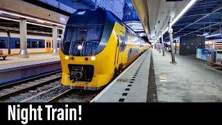 Train Cab Ride NL / Night / Rotterdam - Amsterdam - Utrecht - Amsterdam / VIRM Intercity / July 2020