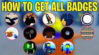 HOW TO GET ALL BADGES IN SUPER BOX SIEGE DEFENSE ROBLOX!