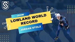 Jordan Stolz Sets New Lowland World Record and Track Record in the 1500m