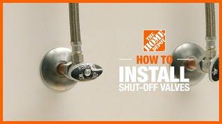 How to Install Shutoff Valves | The Home Depot Plumbing Tips