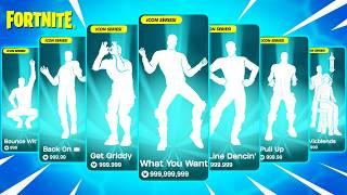 ALL FORTNITE ICON SERIES DANCES & EMOTES (What You Want, Get Griddy, Starlit, Out West, Houdini)