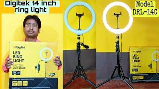 Digitek DRL-14C 14 Inch LED Ring Light review  | Best Budget Ring Light for Content Creators!