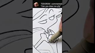 Drawing a random pfp as requested #satisfying #shorts