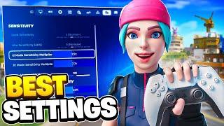 *NEW* Best Controller Settings + Sensitivity For Fortnite Chapter 6! (PS4/PS5/XBOX/PC)