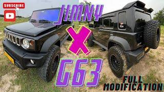 FROM SUZUKI JIMNY TO G63 | FULL MODIFICATION | DGS13