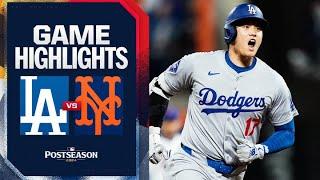 Dodgers vs. Mets NLCS Game 4 Highlights (10/17/24) | MLB Highlights