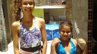 DESAFIO DA PISCINA FALE QUALQUER COISA+PRIMEIRO VÍDEO DE 2018!