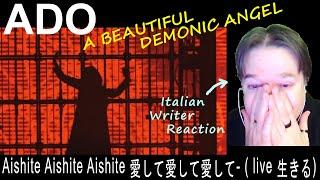 ADO - Aishite Aishite Aishite 愛して愛して愛して - ( live 生きる) - WRITER reaction ライター反応