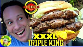 Fatburger® XXXL TRIPLE KINGBURGER Review  | Peep THIS Out! ️‍️